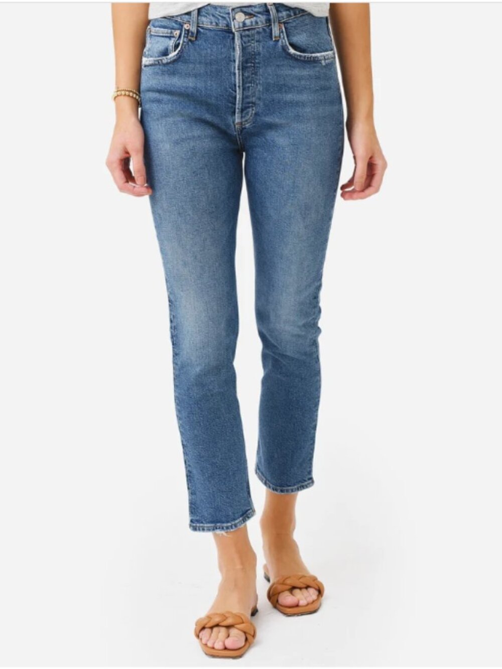 Agolde Riley Straight Crop Jeans Size 29